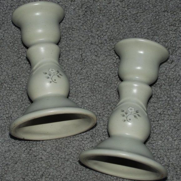 Pfaltzgraff Heirloom 5” Candlestick Holders - Set of Two - Picture 3 of 12